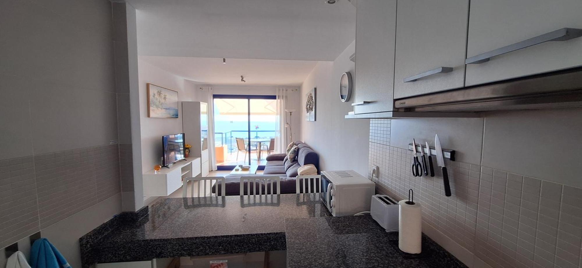 Sea View Cozy Apartment La Tanita Mojacar Luaran gambar